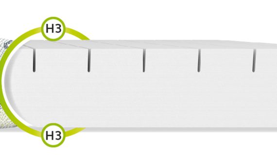 Miniaturka 11 - Materac do łóżeczka przekrój dino FRANKIE