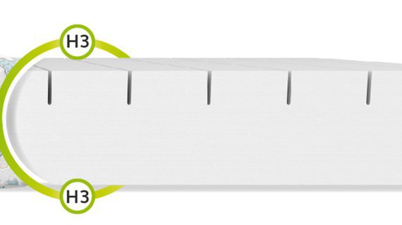 Miniaturka 10 - Materac do łóżeczka przekrój dumbo FRANKIE