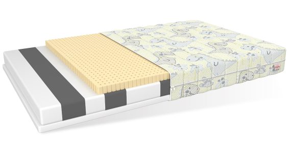 Miniaturka 5 - Piankowy materac dla dzieci pokrowiec dino NIU