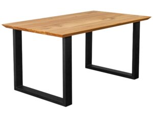 Miniaturka 8 - Elegancki stół drewniany z nóżkami czarnymi