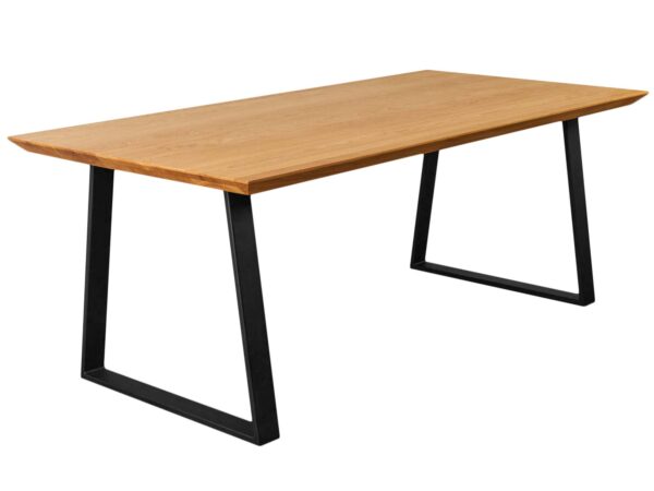 Stůl dřevěný na metalowych nogach ASMARIS