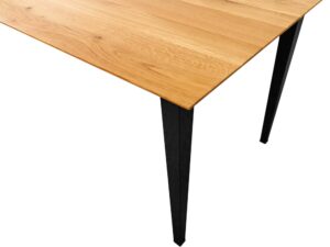 Miniatura 3 - Stůl dřevěný na metalowych nogach ve stylu loft CAPRI deska detail noha detail