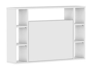 Miniatura 4 - Psací stůl závěsné rozkládací bílý mat WAN