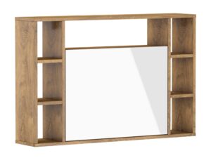 Miniatura 3 - Psací stůl závěsné rozkládací burgundzki bílý lesk WAN