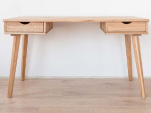 Miniatura 3 - Dřevěná toaletní stolek psací stůl se zásuvkami JENS