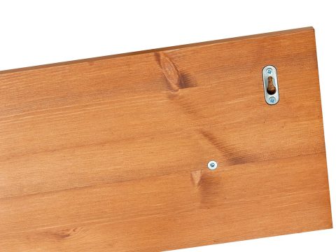 Klasyczna biała półka drewniana biały sosna ANADI