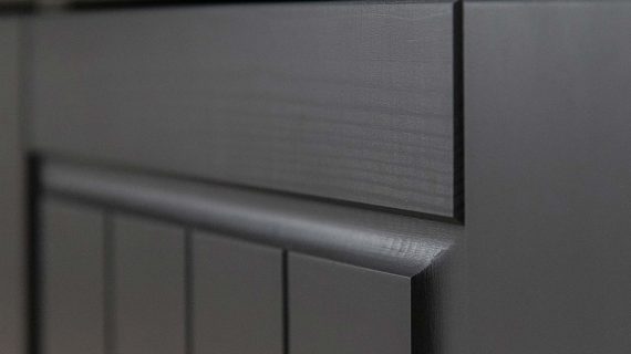 Miniaturka 11 - Witryna w stylu prowansalskim grafit zbliżenie INGRID