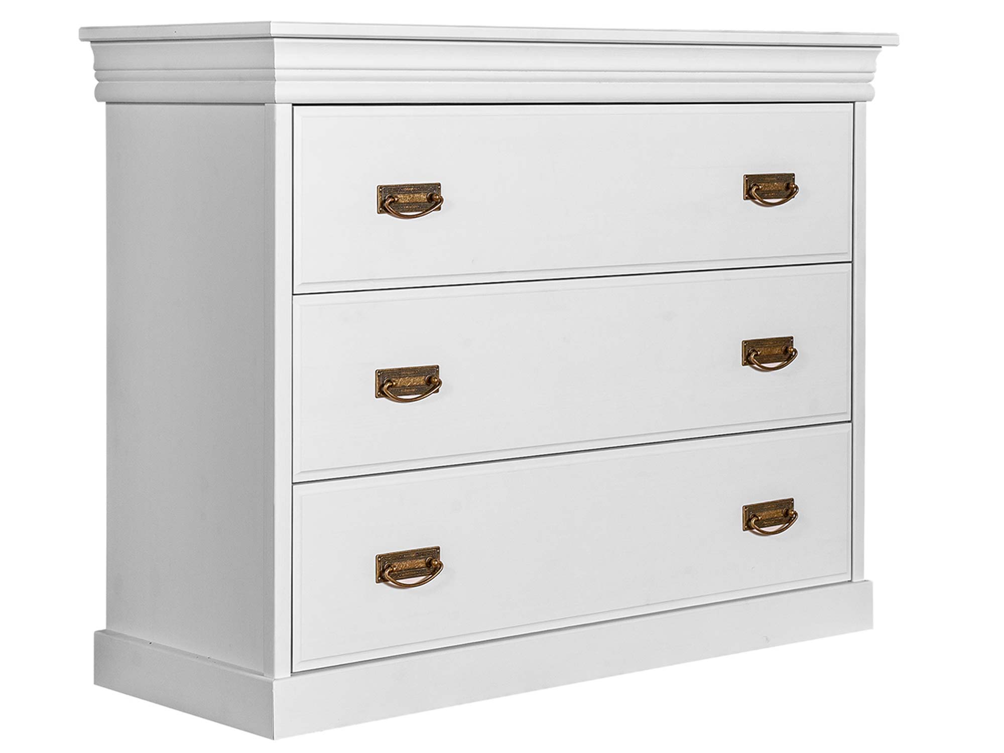 Sosnowa mała biała komoda biały ANADI Sosnowa mała biała komoda biały ANADI