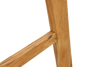 Miniaturka 7 - Detal nóg krzesła z litego drewna dębowego nowoczesna jadalnia