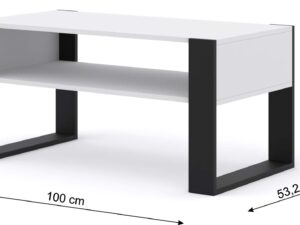Miniaturka 1 - Prosta ława do salonu wymiary TAKOZ