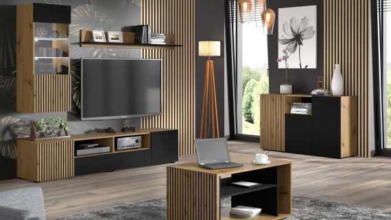 Miniaturka 4 - Meble do salonu loftowe aranżacja MERVE