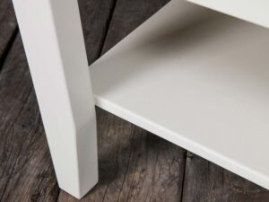 Miniaturka 7 - Drewniana biała aranżacja dolna półka INGRID