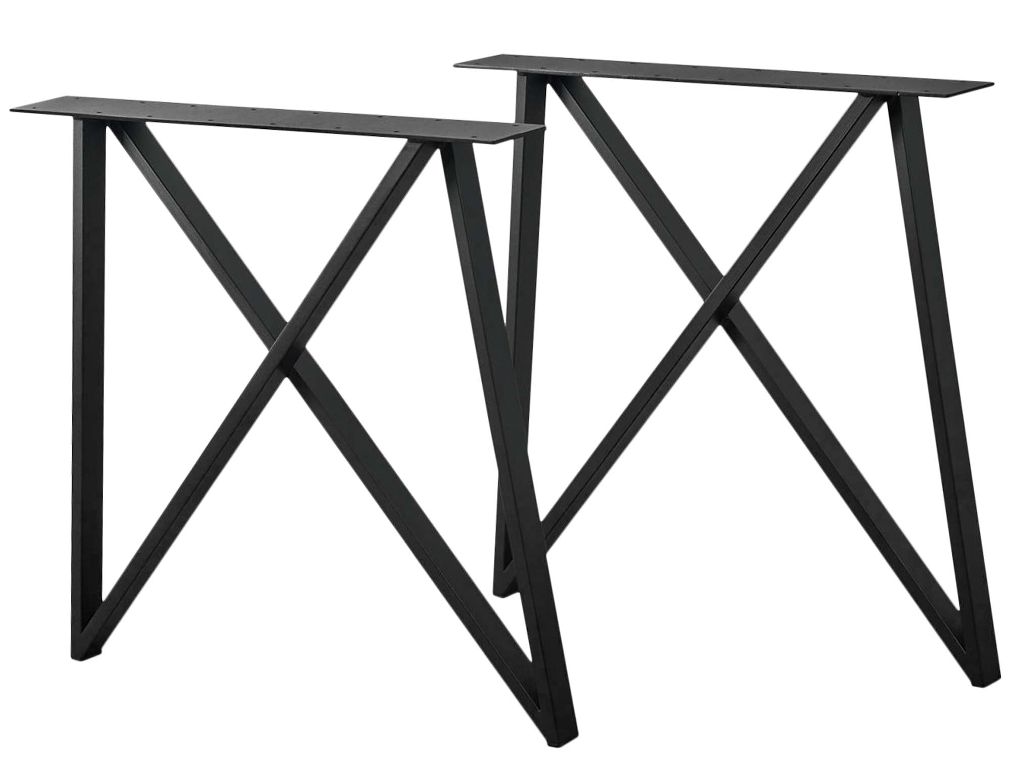 Noga metalowa stołowa o przekroju w kształcie litery V