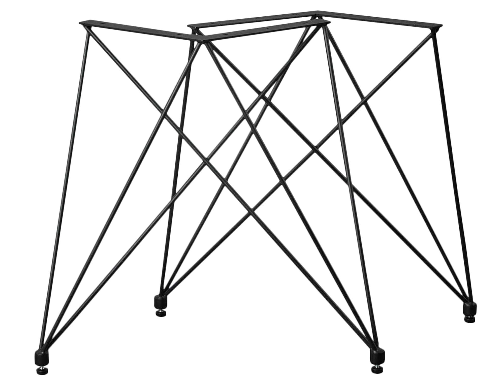 Podstawa czarna nóżki do stołu