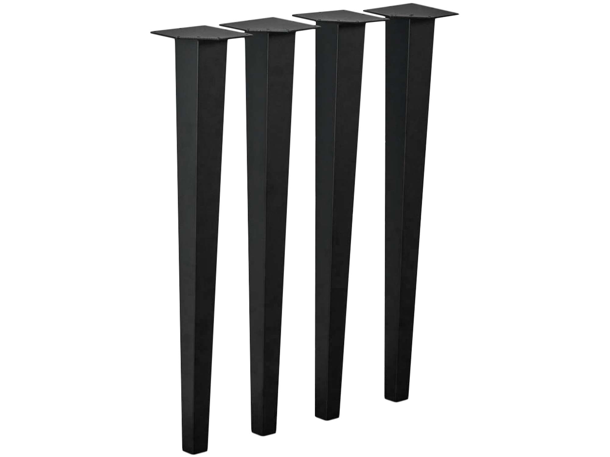 Czarne nóżki pod blat stołu