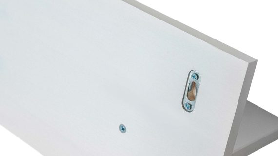 Miniaturka 7 - Klasyczna biała półka drewniana mocowanie ANADI