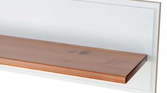 Miniaturka 8 - Klasyczna biała półka drewniana biały sosna ANADI