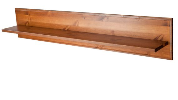 Miniaturka 2 - Klasyczna biała półka drewniana sosna ANADI