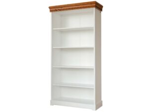 Miniaturka 2 - Biały regał biblioteczka biały sosna ikonka ANADI