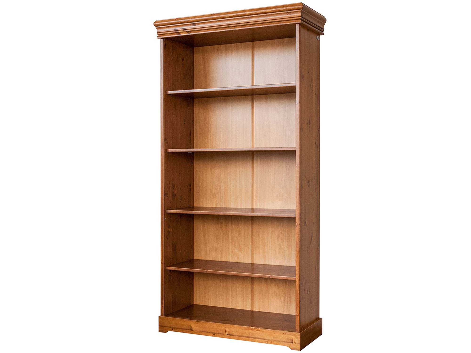 Biały regał biblioteczka sosna ikonka ANADI