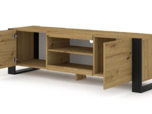 Miniatura 1 - TV skříňka dub artisan 158 otevřená TAKOZ