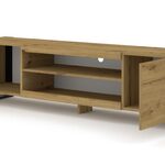 Miniaturbild 3 - TV-Schrank TAKOZ Eiche Artisan 188 geöffnet