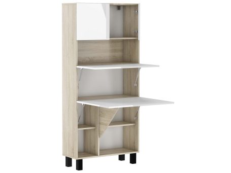 Nowoczesne biurko rozkładane open ikonka sonoma CHAN