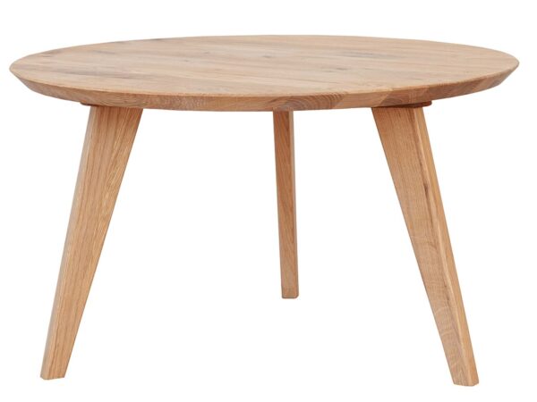 Stolek kulatý ze dřeva 70 cm KARNE
