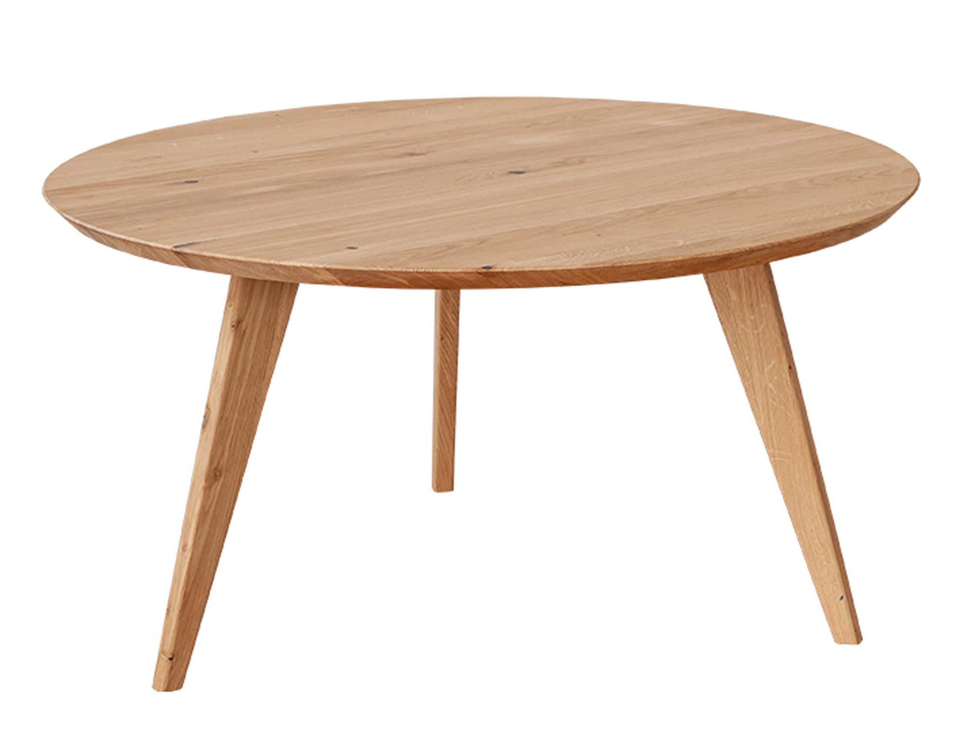 Drewniany okrągły stolik 90 cm SVALE