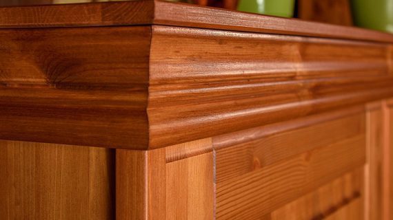 Miniaturka 6 - Sosnowa szafa dwudrzwiowa z szufladami sosna wieniec ANADI