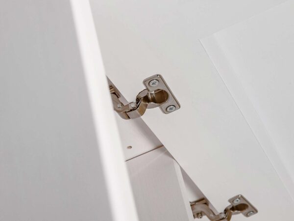 Szafka nocna na styl prowansalski biała detale ANADI