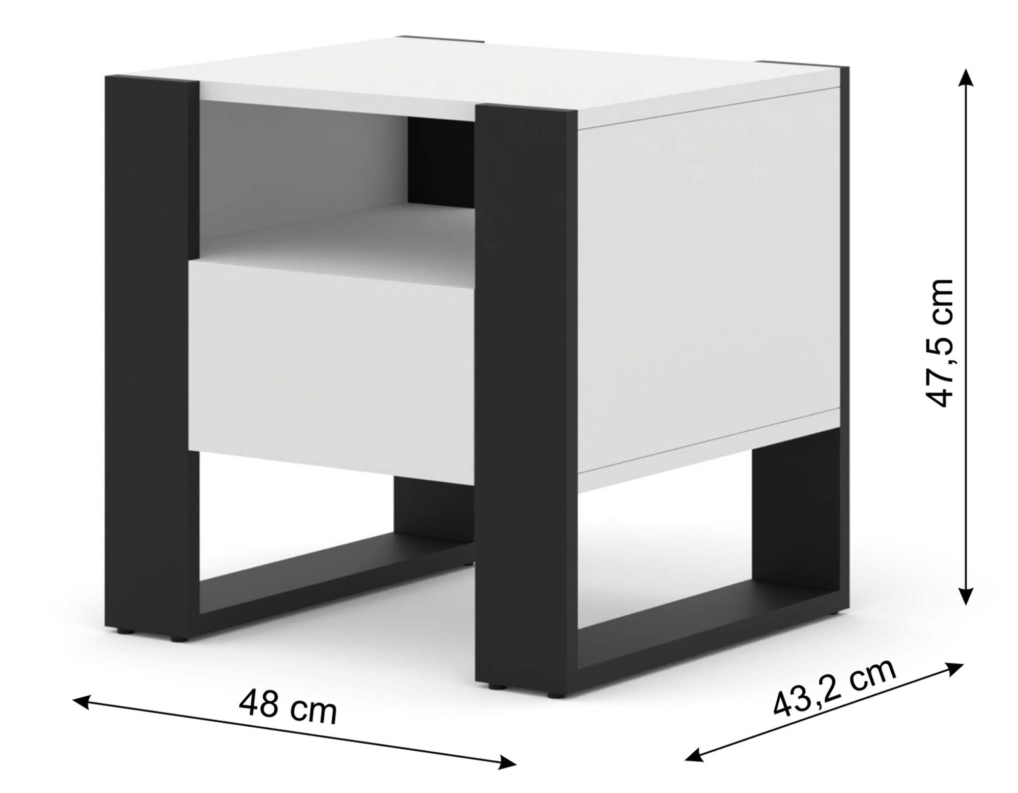 Szafka nocna do pokoju młodzieżowego wymiary TAKOZ Szafka nocna do pokoju młodzieżowego wymiary TAKOZ