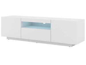 Miniatura 9 - Stojací TV skříňka 150 bialy mat led KISMET