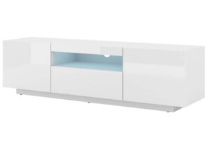Miniatura 12 - Stojací TV skříňka 150 bílý lesk led KISMET