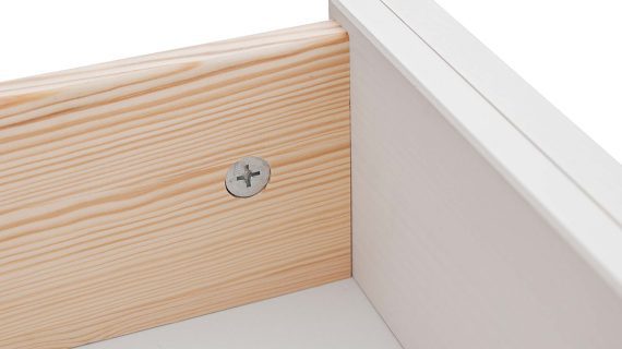 Miniaturka 15 - Szafa bieliźniarka drewniana szuflada zbliżenie INGRID