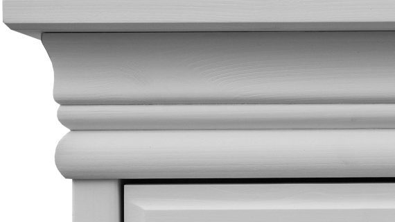 Miniaturka 11 - Komoda bieliźniarka z szufladami biały wieniec ANADI