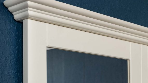 Miniaturka 2 - Panel z wieszakami i lustrem do przedpokoju detale INGRID