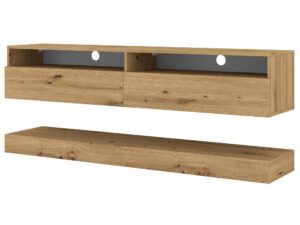 Miniaturka 7 - Wisząca szafka pod TV artisan ELSA