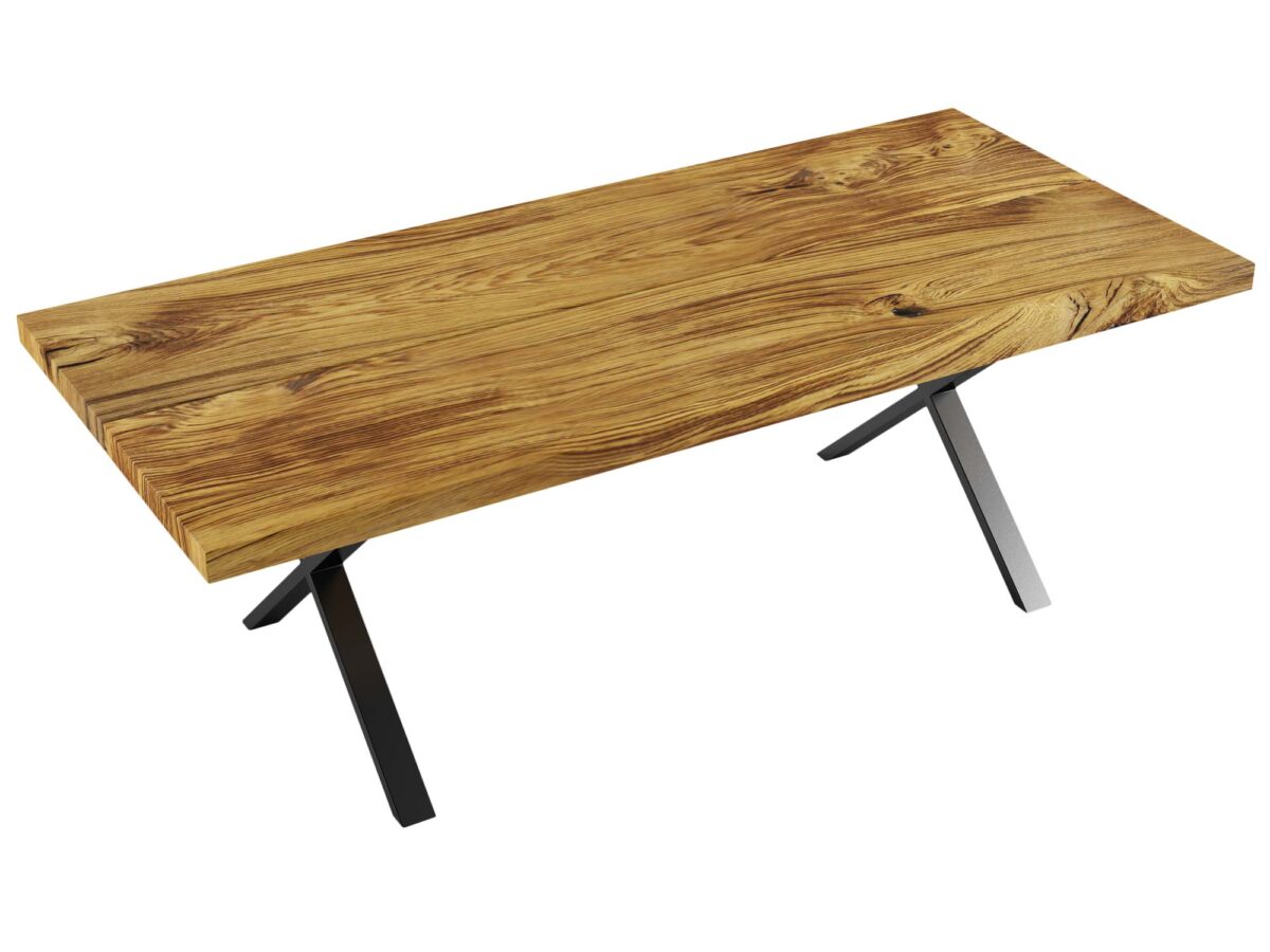 Loft-Esstisch aus Eiche 90×180 cm bis 100×240 cm ARTIS
