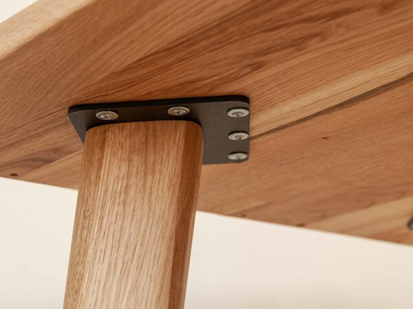 Biurko toaletka z litego drewna łączenie JENS