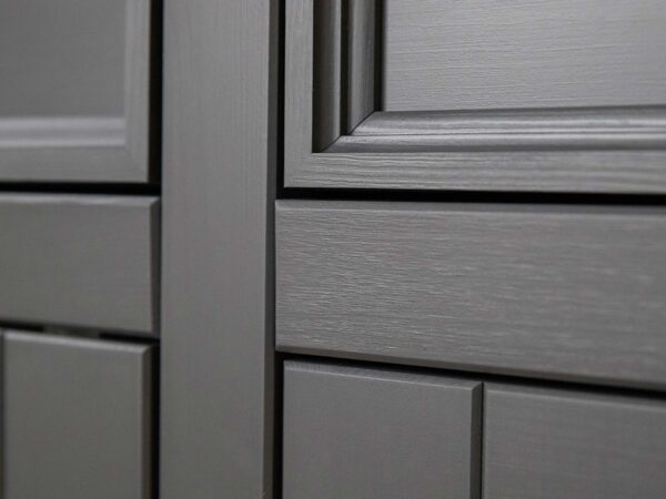 Witryna w stylu prowansalskim grafit frezy zbliżenie INGRID