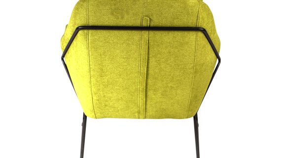 Miniaturka 3 - Fotel kolor limonkowy tył NANAMI