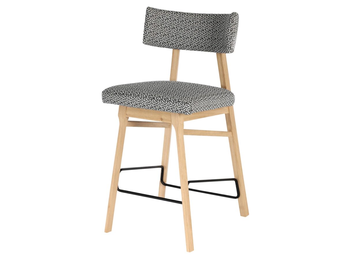 Eleganter gepolsterter Barhocker SYBIL 2