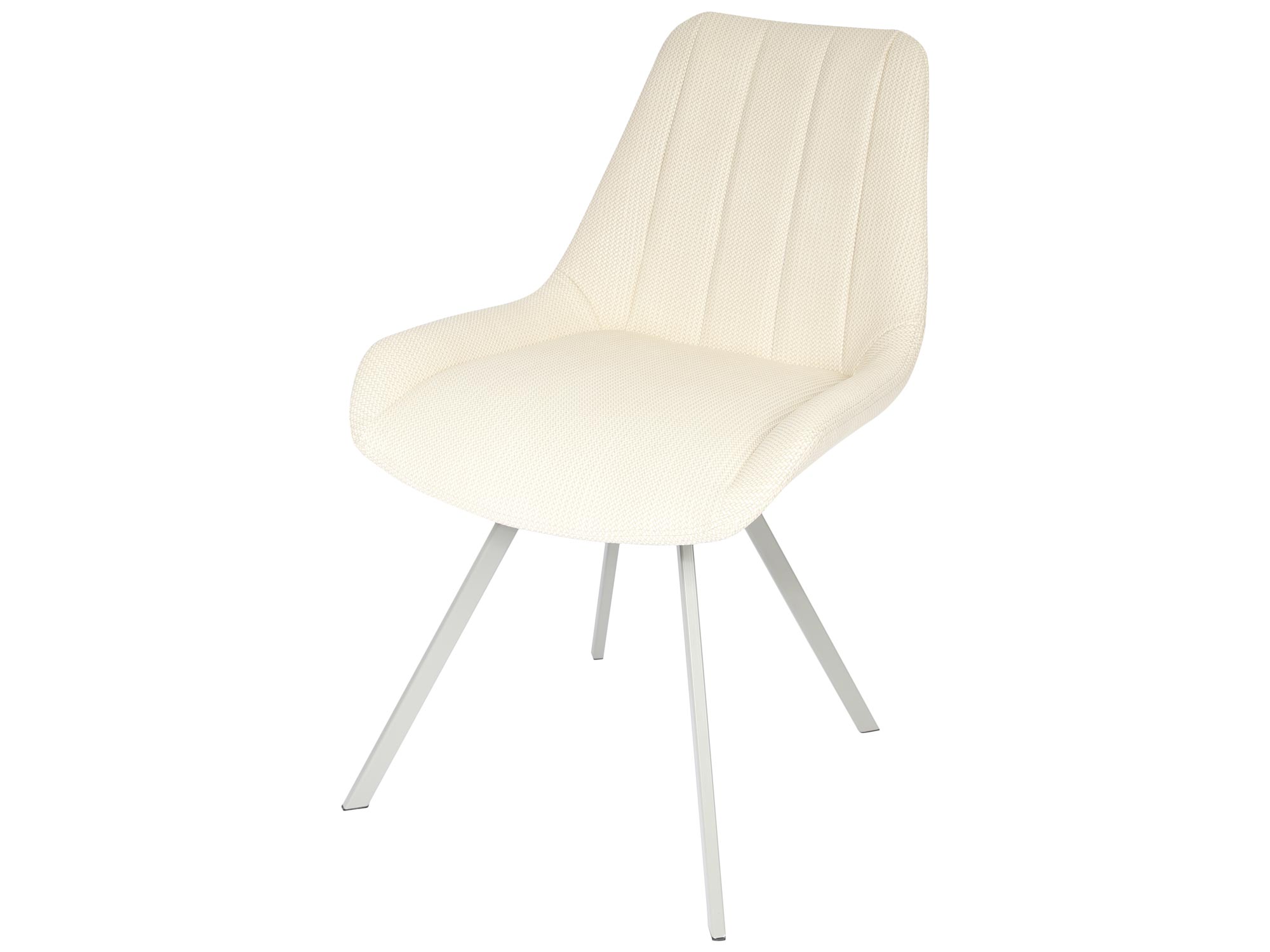 Krzesło tapicerowane ecru ERIN