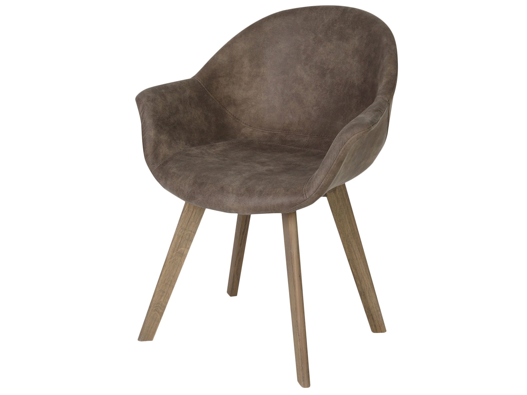 Tapicerowane krzesło na drewnianych nóżkach miniaturka ROMA