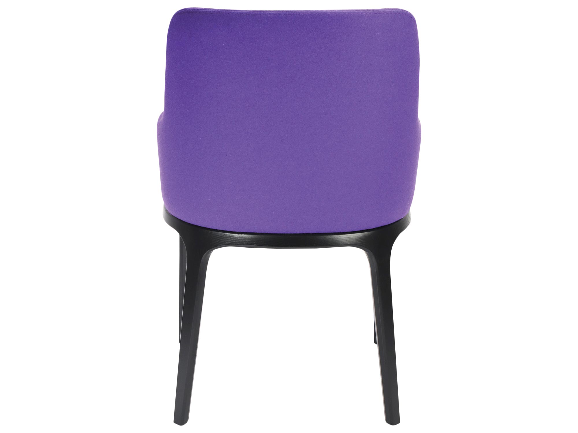 Fotel tapicerowany fioletowy tył HATTIE 2