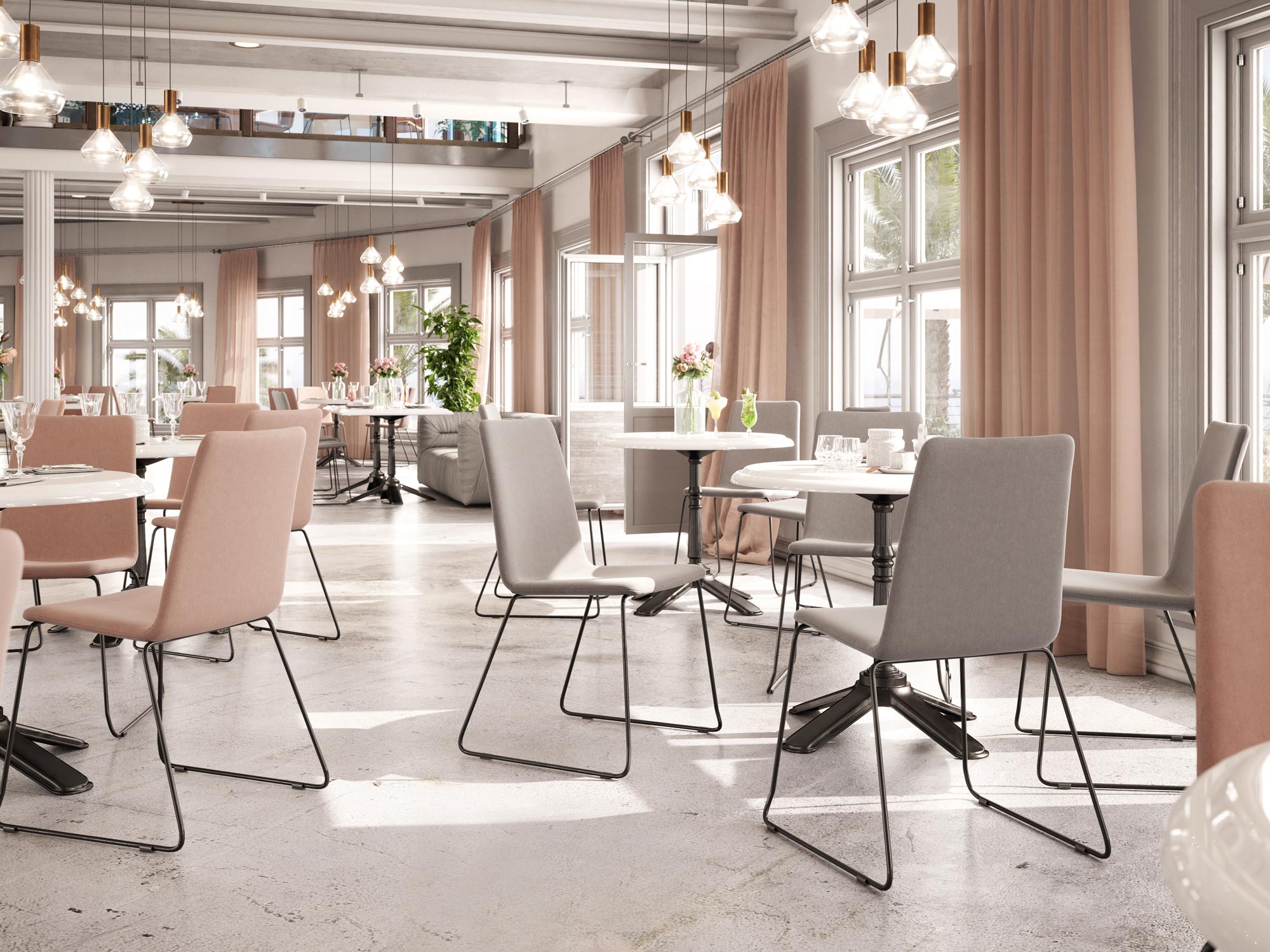 Propozycja aranżacji krzesła WINSTON 2