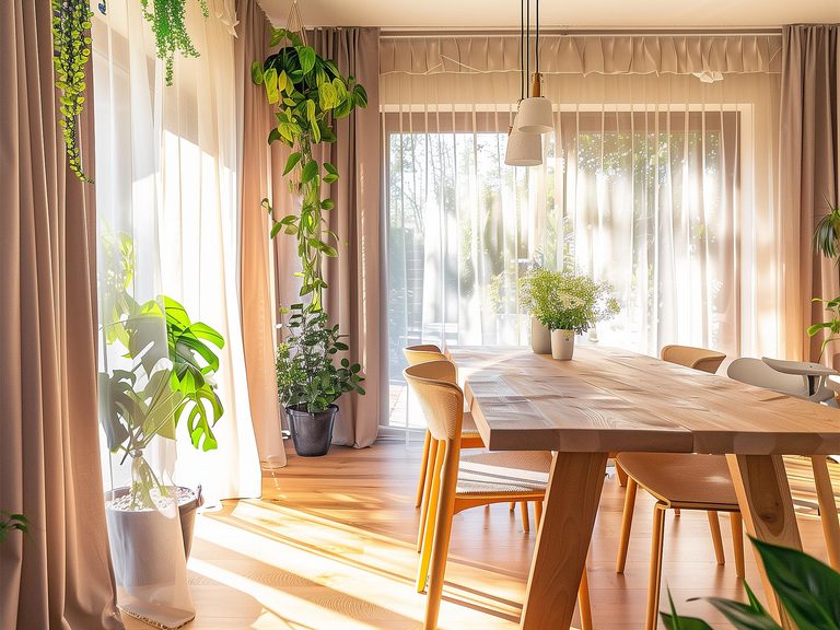 Stół do jadalni o prostokątnym kształcie