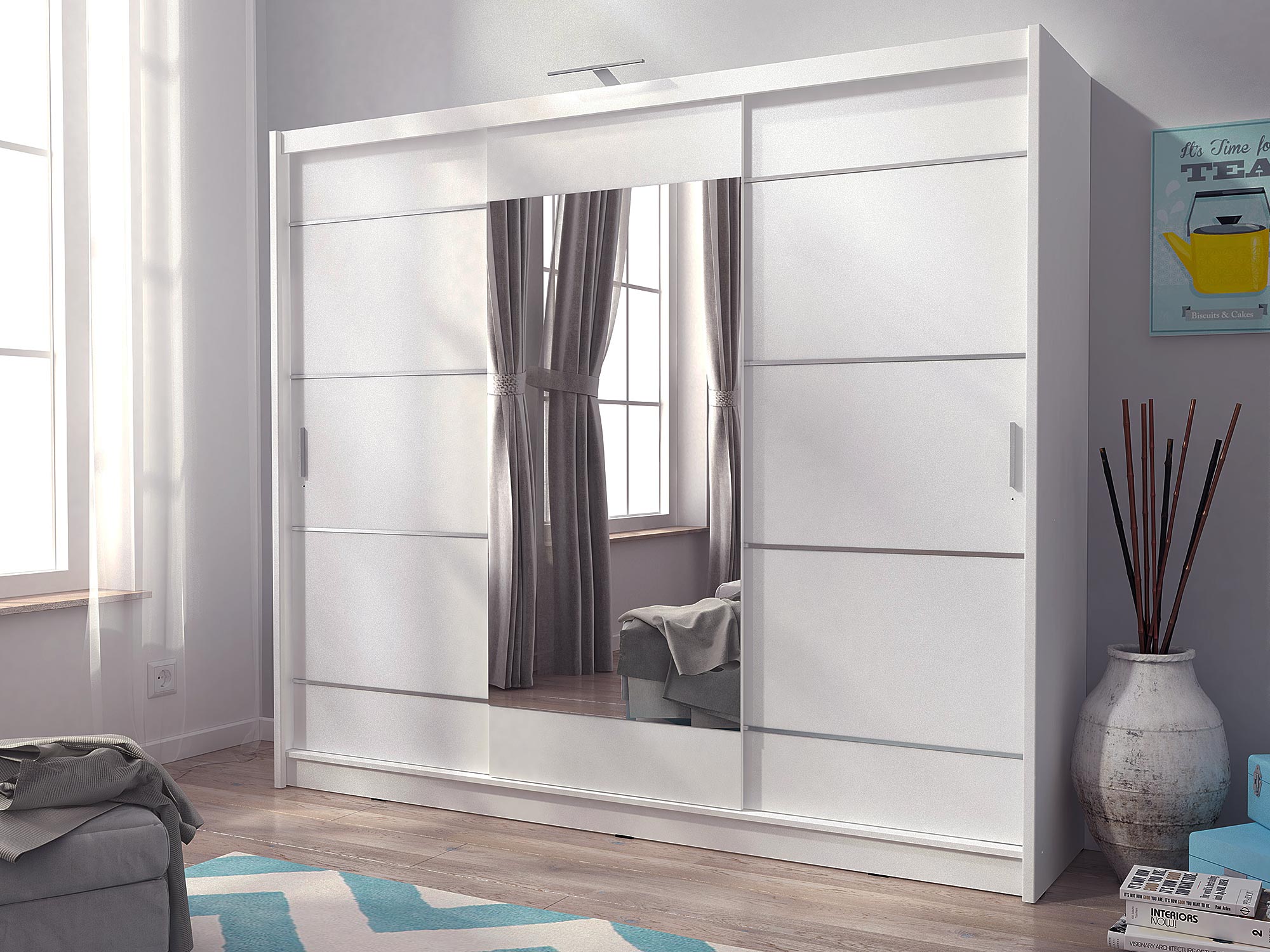 Skříně s posuvnými dveřmi – ideální řešení pro moderní interiér