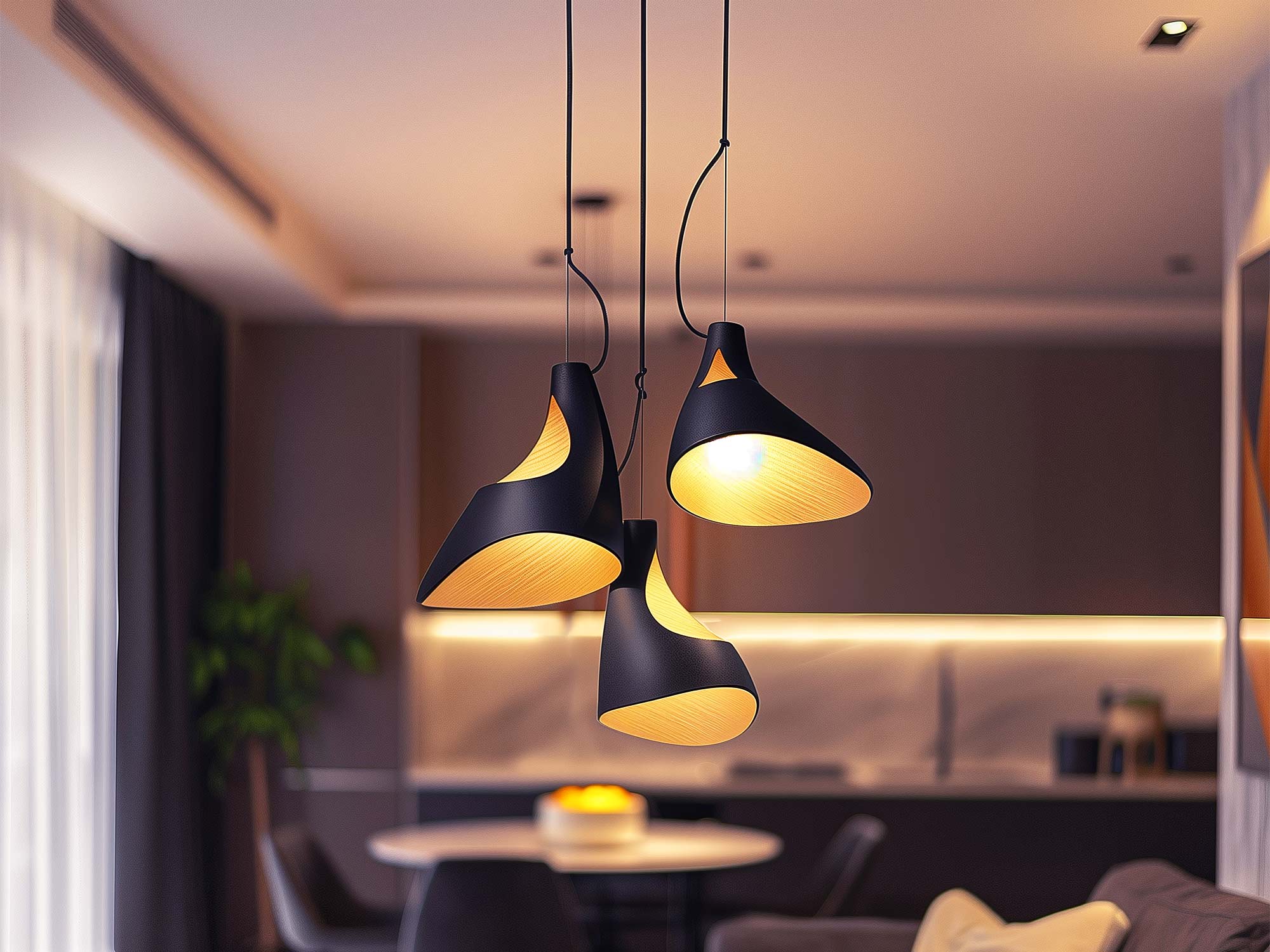 Lampa do obývacího pokoje moderní